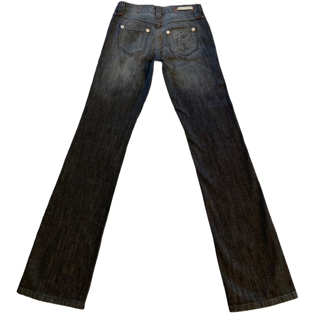Request Denim | NWOT Bootcut Jeans Faded Black Wash Size 24 - Picture 2 of 15